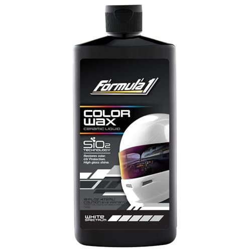Color Wax Liquid for Cars, Gives Ceramic Water 16 Fl Oz (Pack of 1) White