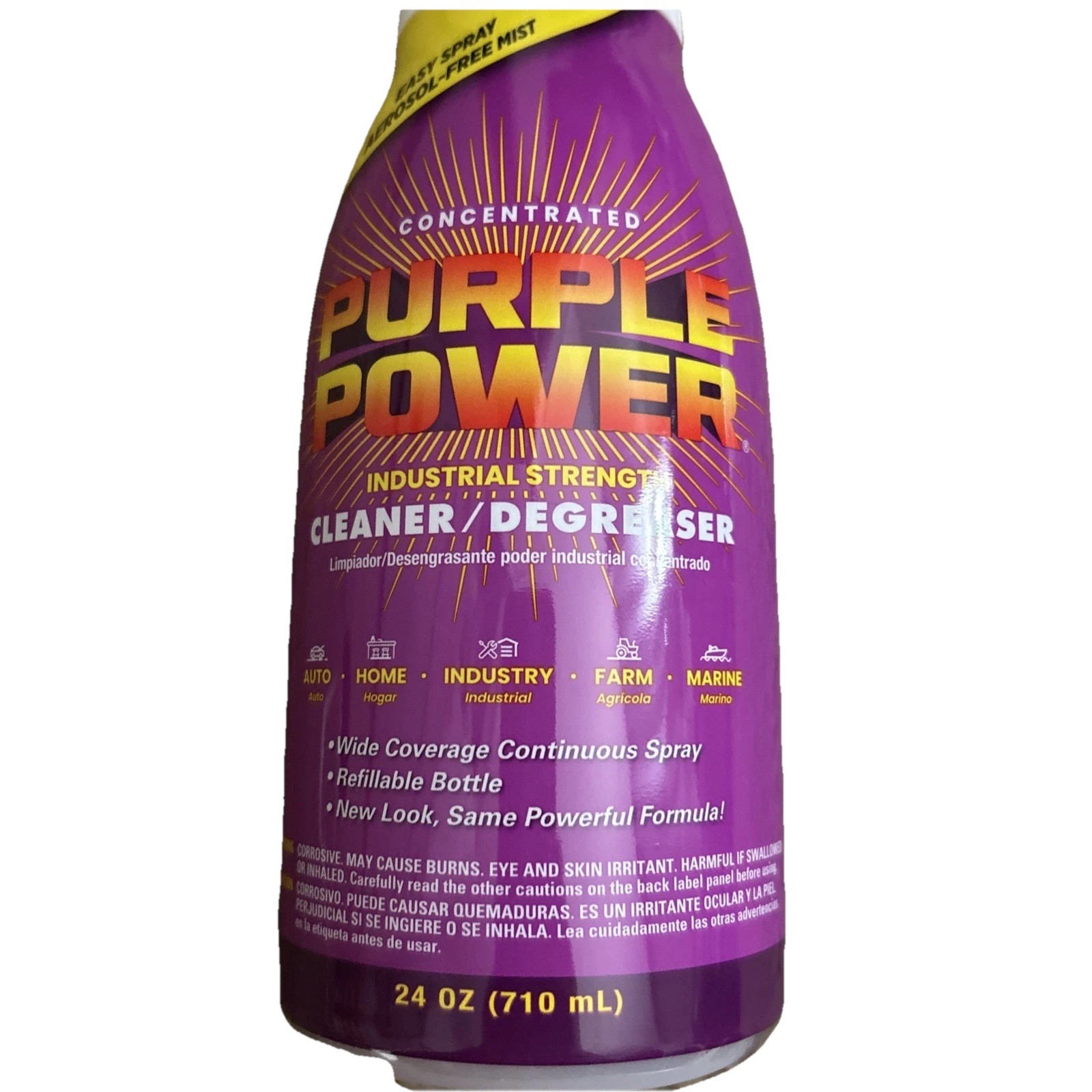 Purple Power Cleaner 24 OZ & Rain X Glass Cleaner 18 Oz Lot!Fast Shipping!