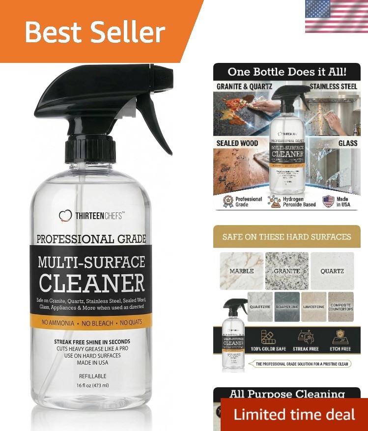 Eco-Friendly 16oz Cleaning Spray – Fume-Free & Streak-Free Multi-Surface Cleaner