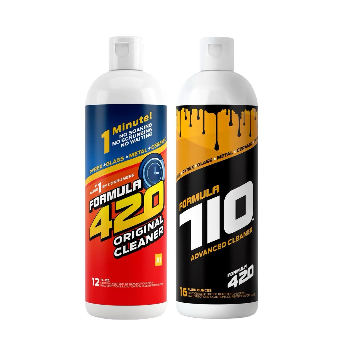 Glass Cleaner Formula 420 And Advance 710 Combo – Glass, Pyrex, Ceramic, Metal