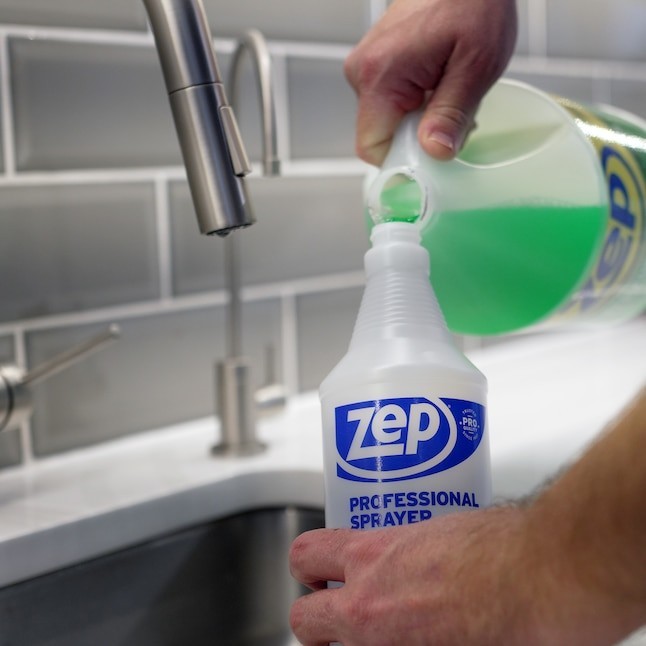 Zep Professional Cleaning Spray Bottle 32 oz Heavy Duty Adjustable Nozzle