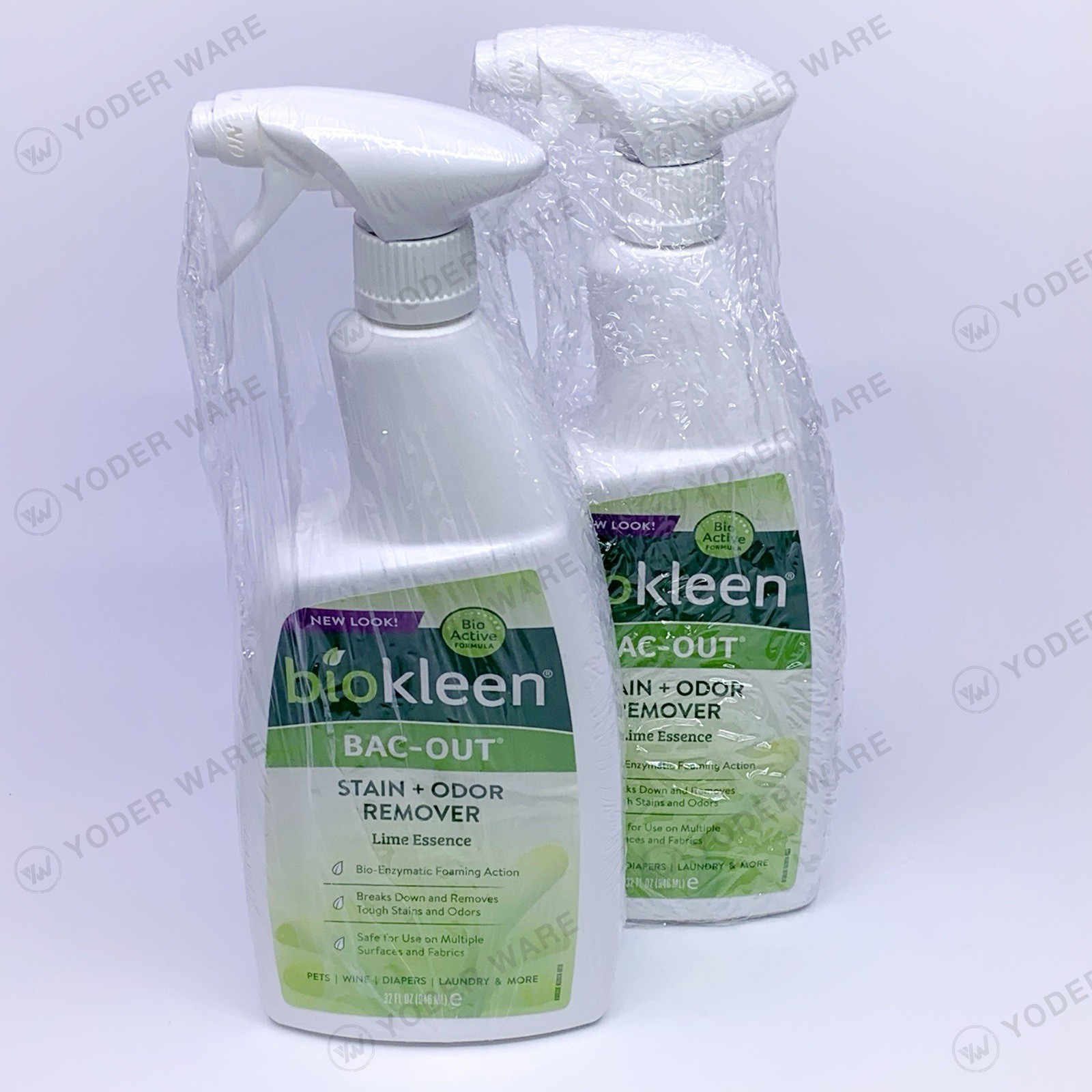 2-Pack Biokleen Bac-Out Carpet Stain + Odor Remover Lime Essence 32 fl oz Spray