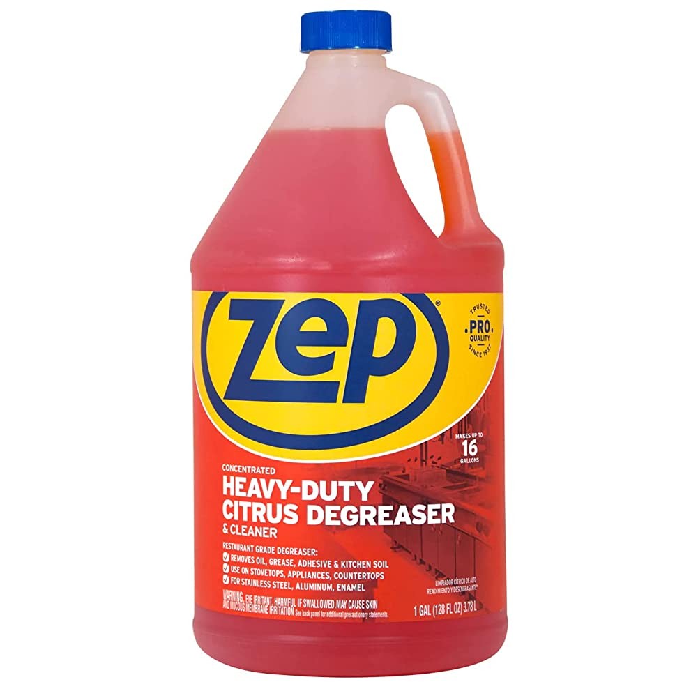 Zep Heavy-Duty Citrus Degreaser Refill – 1 Gallon (Case of 2) ZUCIT128