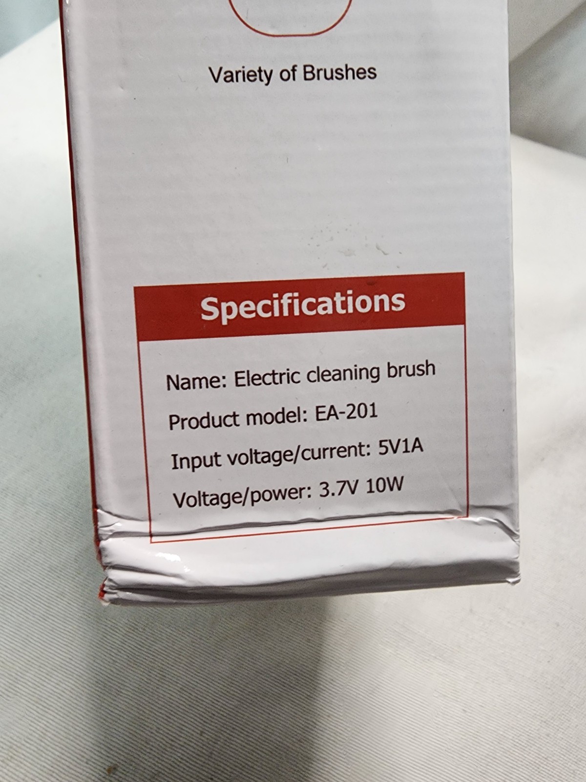 IPX7 Waterproof Standard Electric Cleaning Brush EA-201