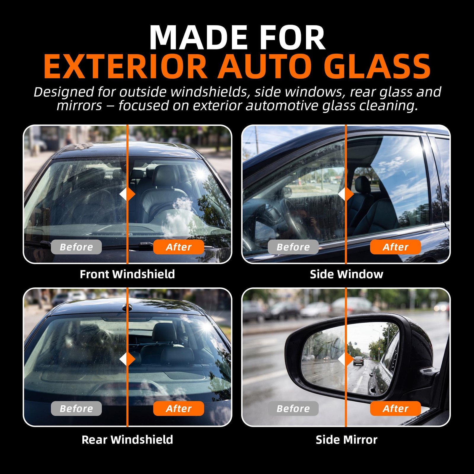 Debaishi 10 Pack Applicator Windshield Glass Treatment Water Rain Repellent…