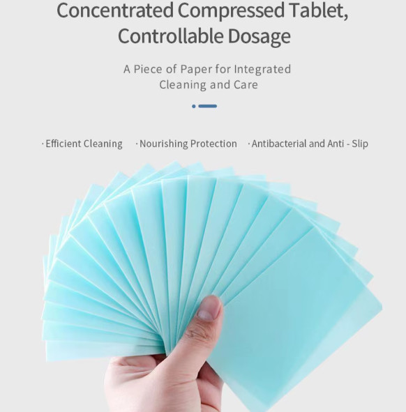 100PCS Multi-surface Floor Cleaning Tablets, Multiple Effect the floors Clean US