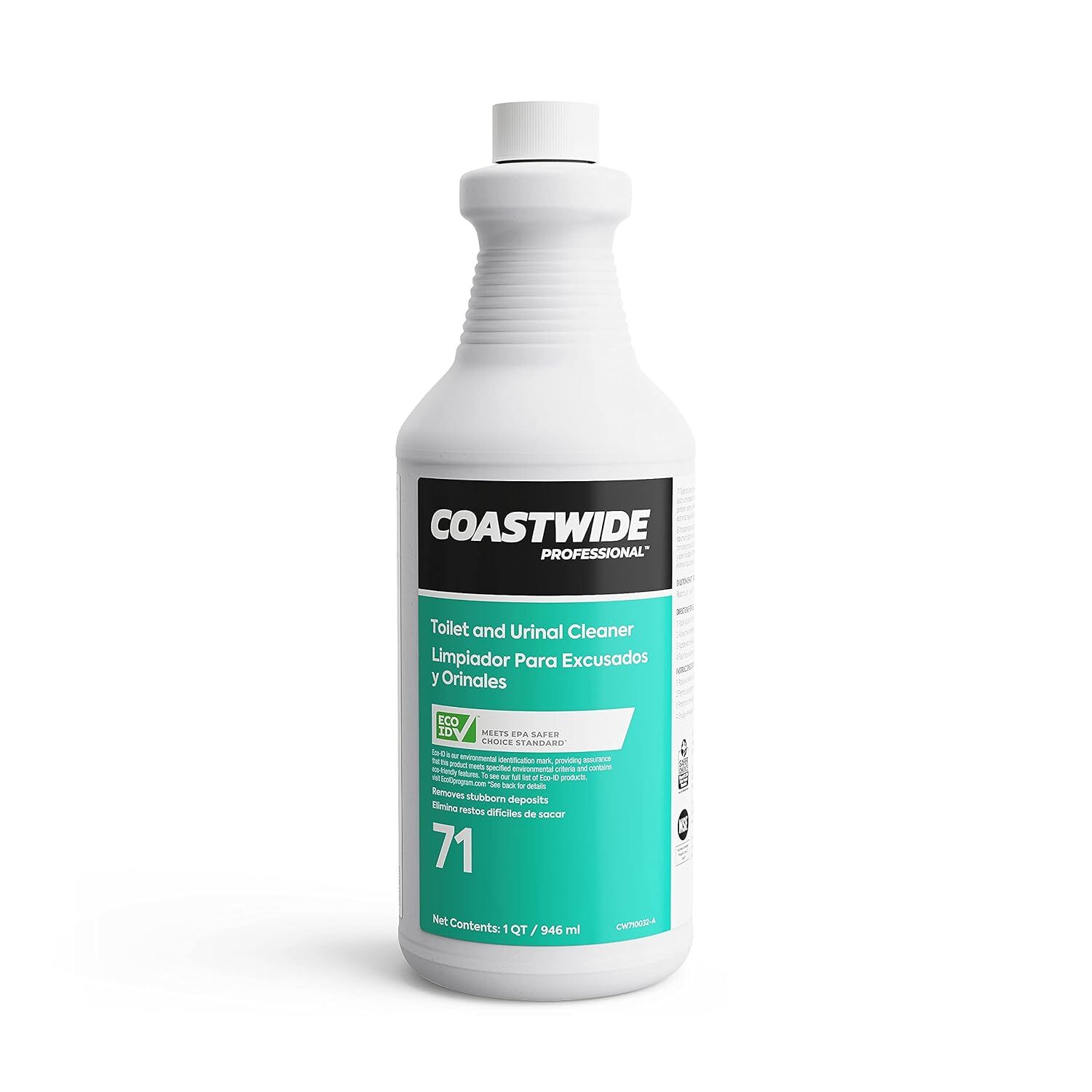 2 Coastwide Professional Multi-Purpose Washroom Toilet/Urinal Cleaner 1 Qt 946mL