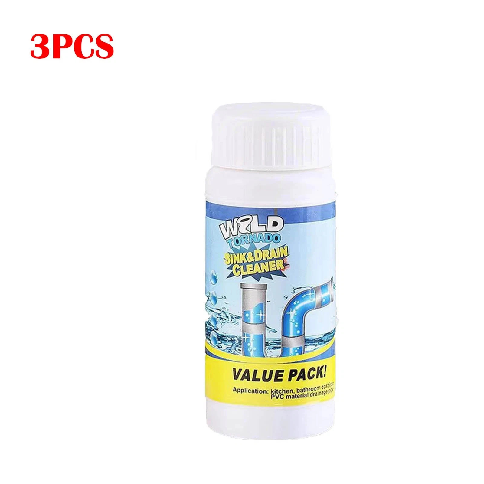 1/2/3PCS Wild Sink and Drain Cleaner,Wild Tornado Sink And Drain Cleaner