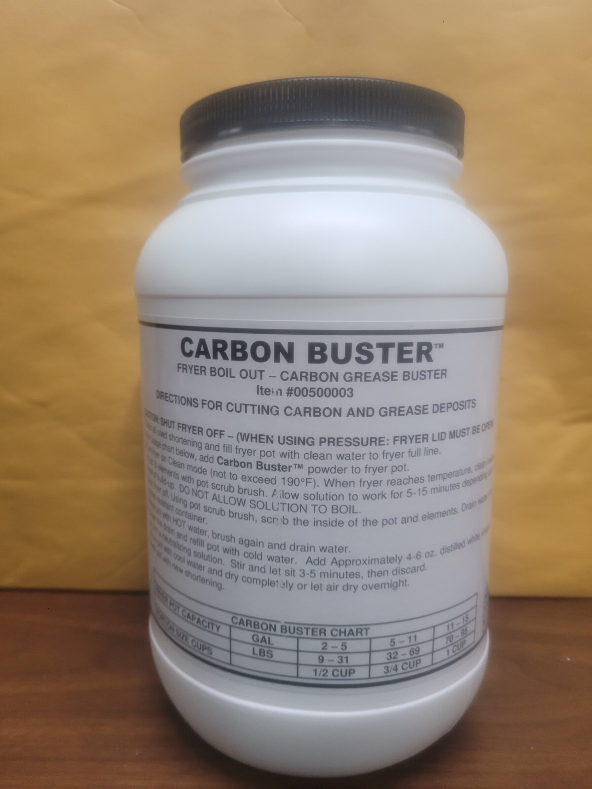 PFS brands, Carbon Buster Fryer Boil Out, Carbon/Grease Cleaner, 10 lb