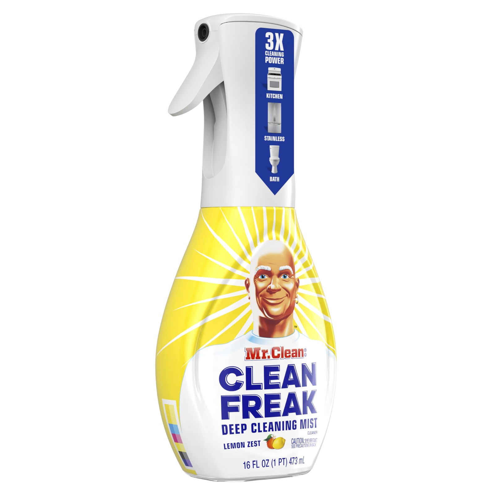 Mr. Clean Freak Multi Surface Cleaning Spray, Deep 16 Fl Oz (Pack of 4)
