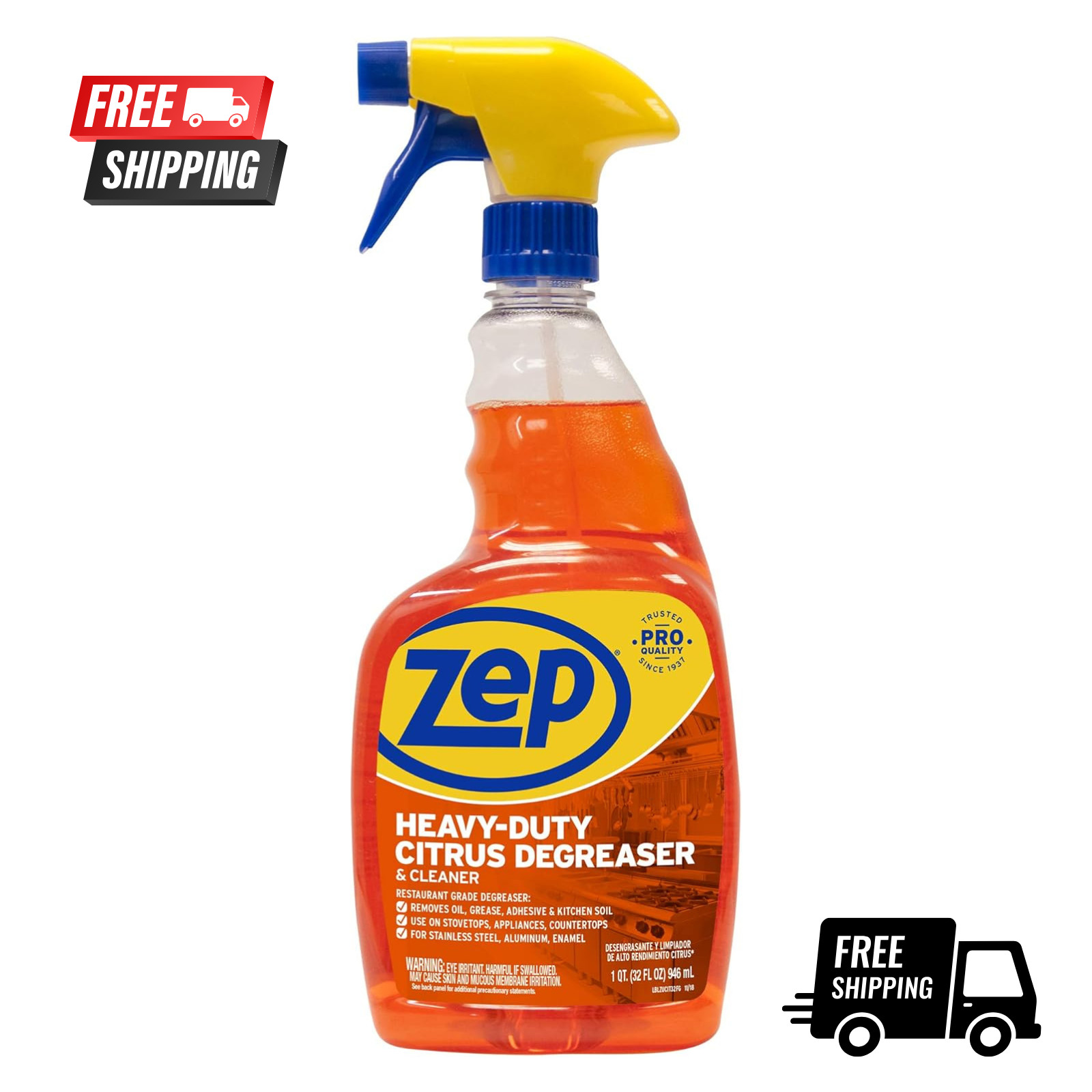 ZEP Heavy-Duty Citrus Degreaser 32 Ounces