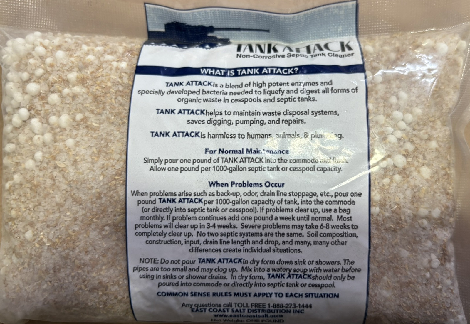 Tank Attack Septic Cleaner. One Year Supply (12 Bags)
