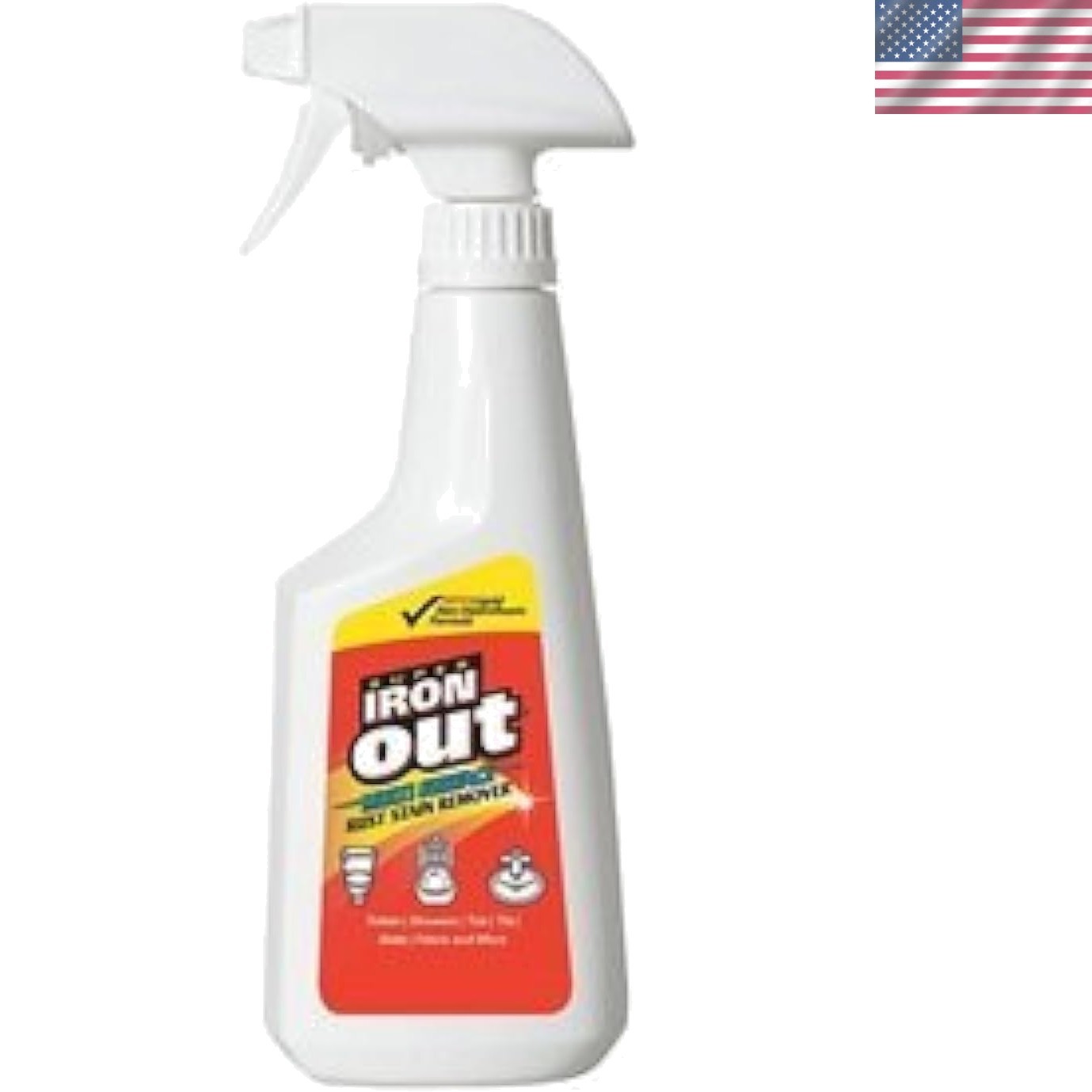 Versatile 16 Fluid Oz Rust Remover Spray – Safe for Toilets, Sinks & Carpets