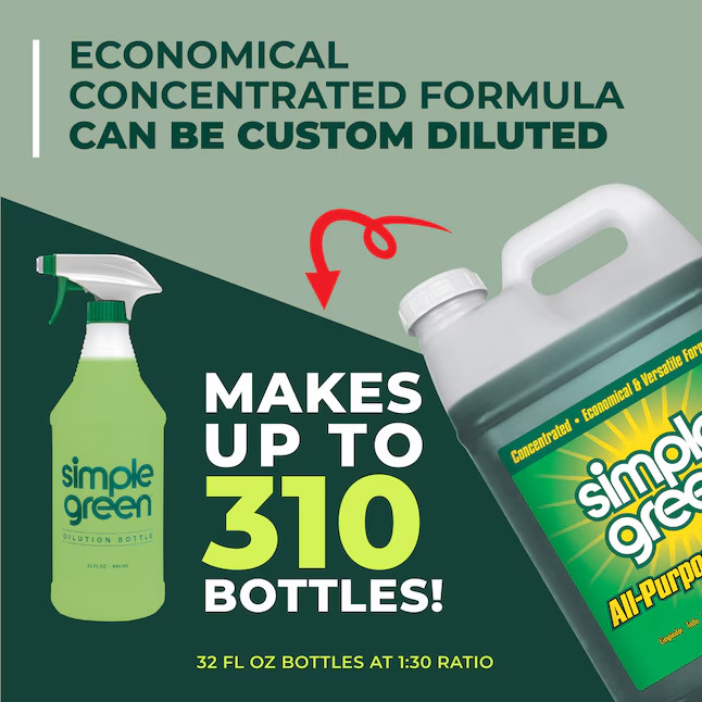 Simple Green 2.5 Gallon Sassafras Scent Liquid All Purpose Cleaner Concentrate