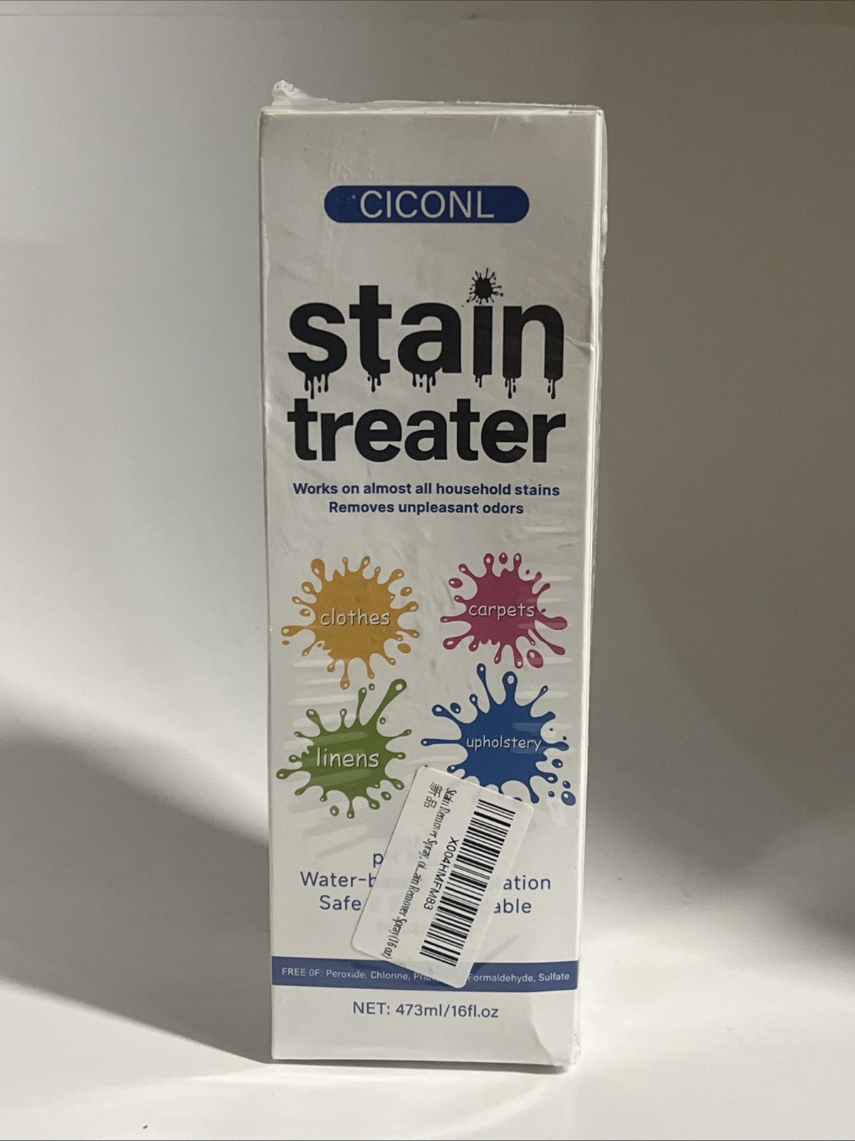 CICONL Stain Treater Spray 16 fl oz – Multi-Use, Biodegradable, Exp 10/27