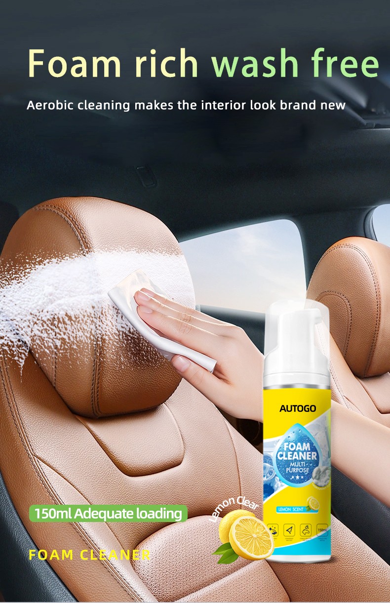 4-in-1 Multi-Enzyme Foam Cleaner, All-Purpose Spray 5oz with Sponge & Towel