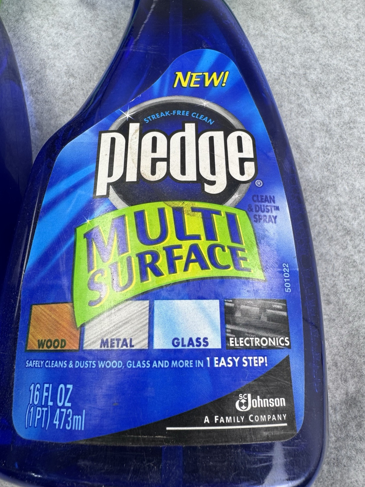 Pledge Multi Surface Cleaner Spray 16oz 2 Pack Wood Glass Electronics New