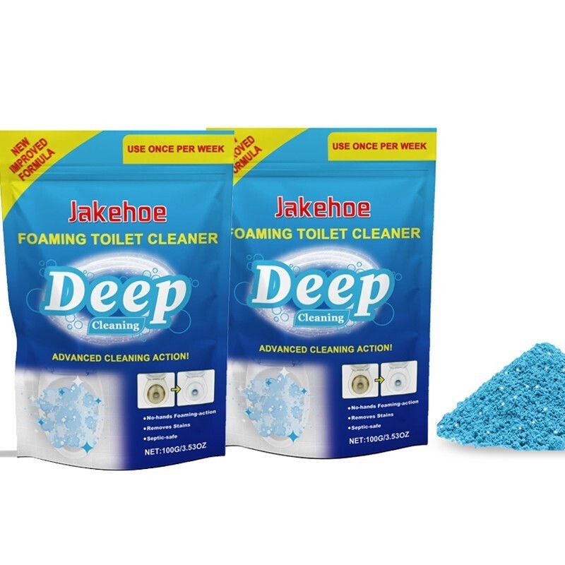 1-5x Splash Foam Toilet Bowl Stains Cleaner Powder 100g Remove Odor Stains Fresh