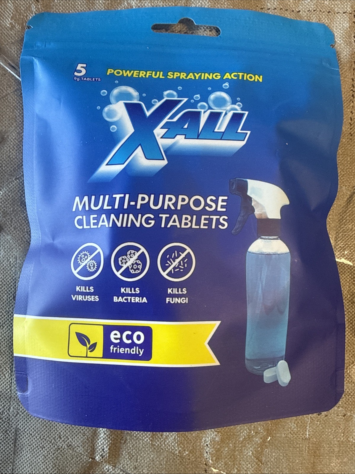 X-ALL Multipurpose Cleaning Tablets 5 tablets New / Sealed