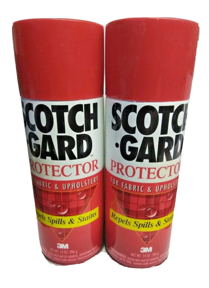 (2) 3M Scotch Gard Protector for Fabric & Upholstery 14 oz. OLD FORMULA 1997