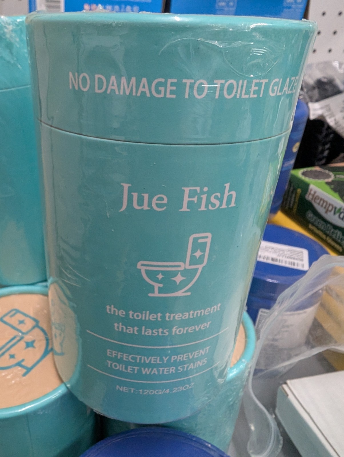 Jue Fish Toilet Cleaning Treatment Blocks – 120 g (4.23 oz) Each – 3 Pack