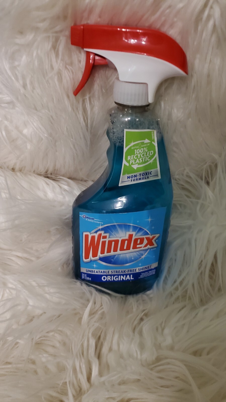 Windex Glass and Window Cleaner Spray Bottle, Original Blue, 23 fl oz