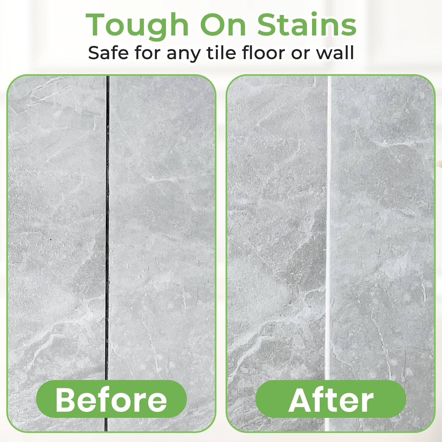 Grout Cleaner Brush with Long Handle, Floor Scrub Brush for Shower Tile, Bathroo