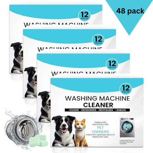 Uproot Clean Washing Machine Cleaner Tablets – 48 Pack for a 24 Month Supply. Fo