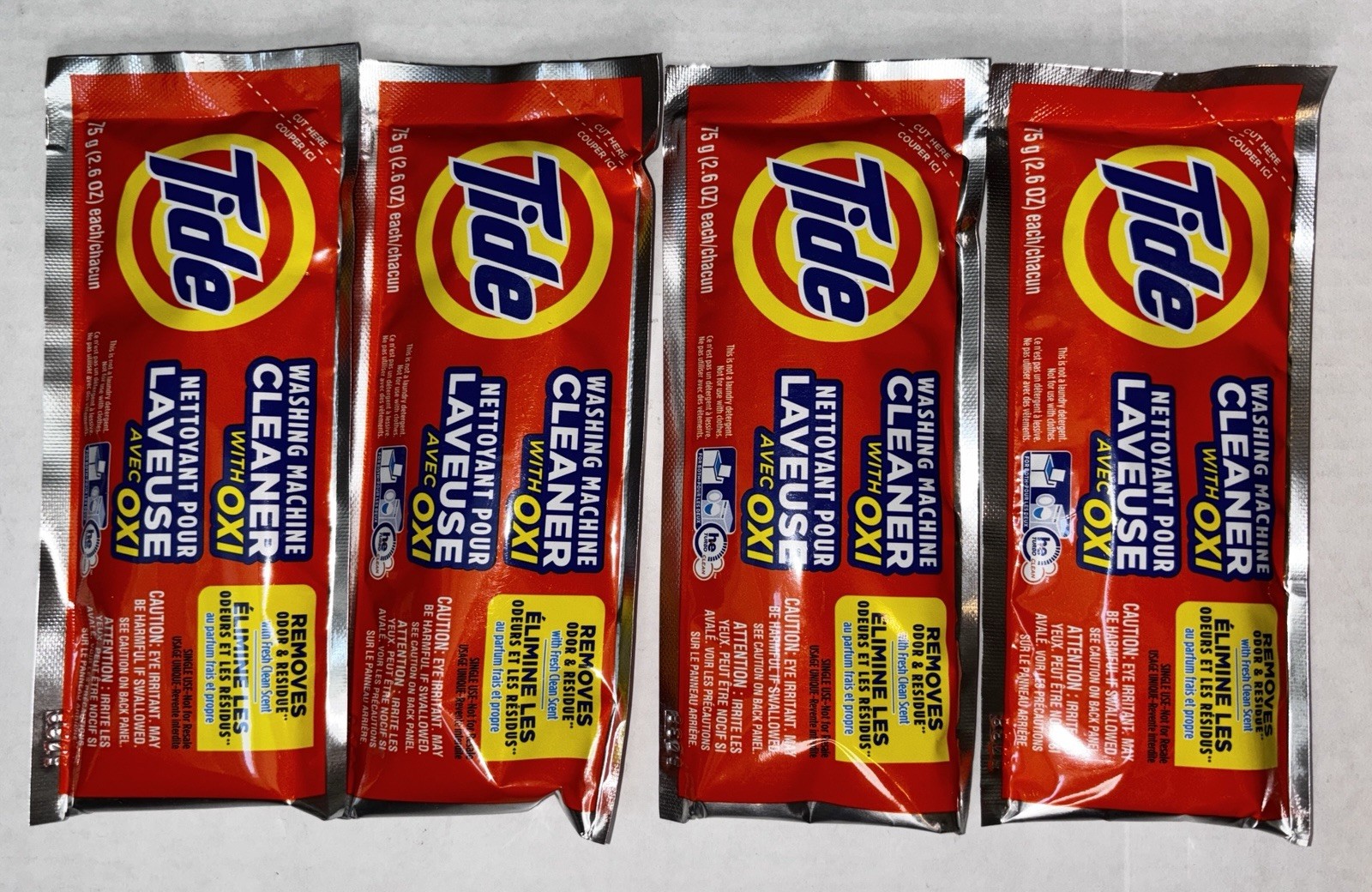 Tide Washing Machine Cleaner Enhanced With Oxi – 4 Count