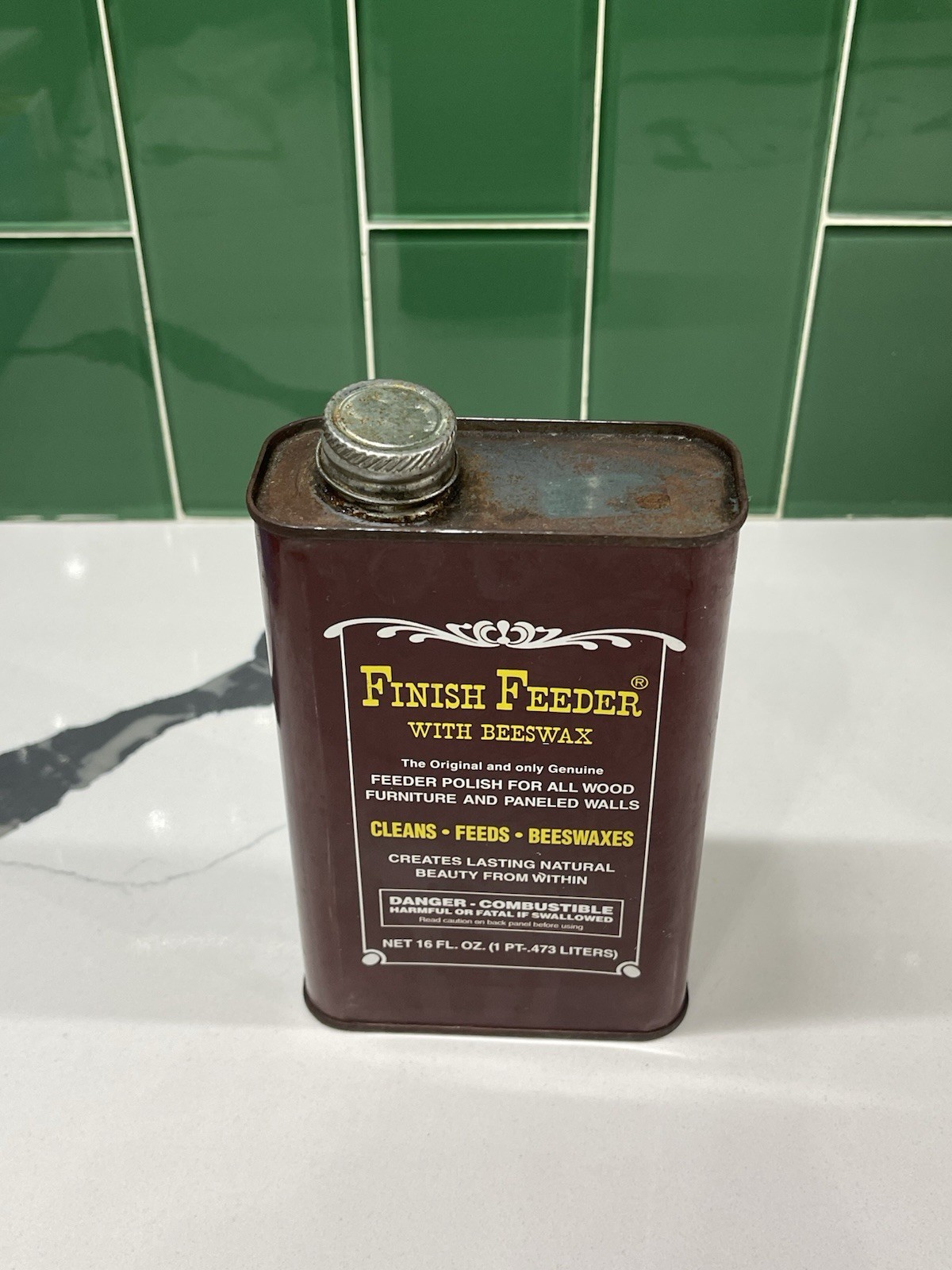 Finish Feeder With Beeswax 16 Fl. Oz. Wood Polish For Furniture 90%+ FULL