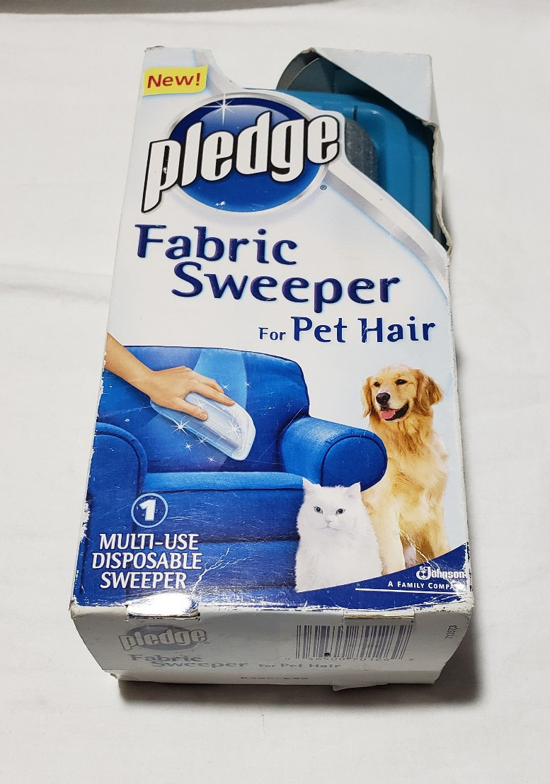 Pledge Pet Hair Fabric Sweeper Multi Use Discontinued New In Box