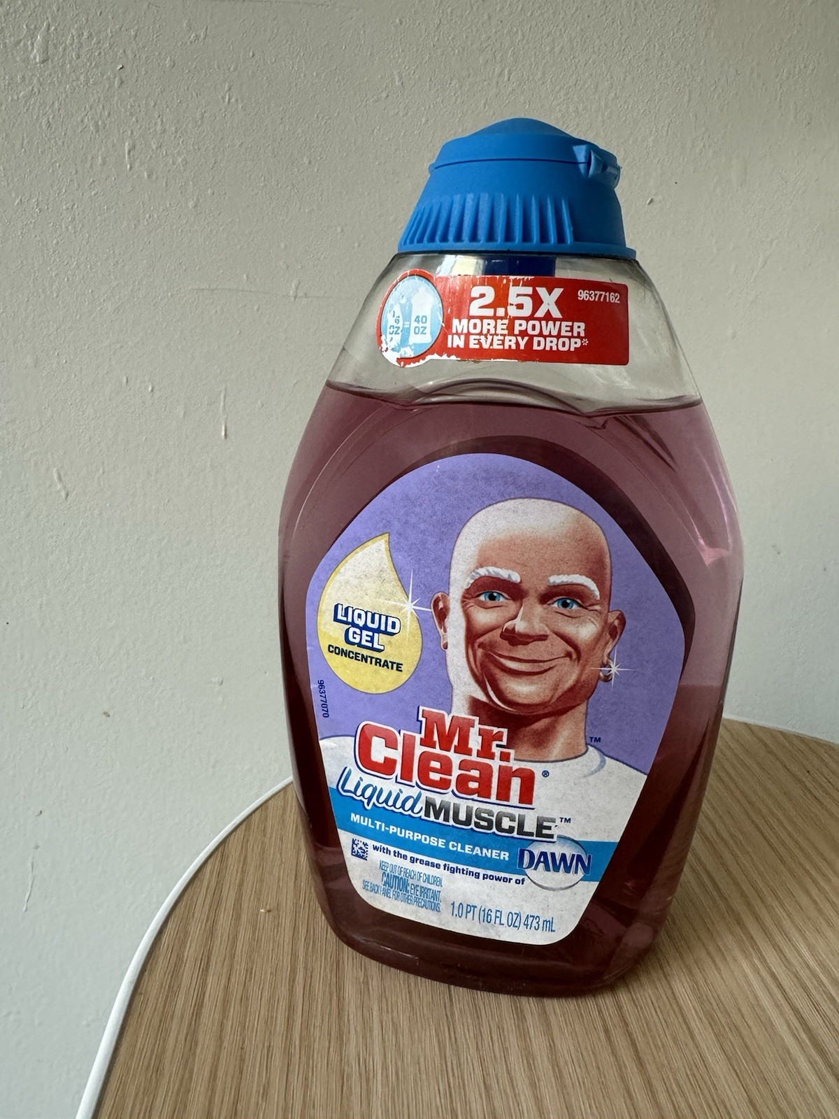 Mr. Clean Liquid Muscle Cleaner Dawn Gel 16 oz 2.5X Power Discontinued