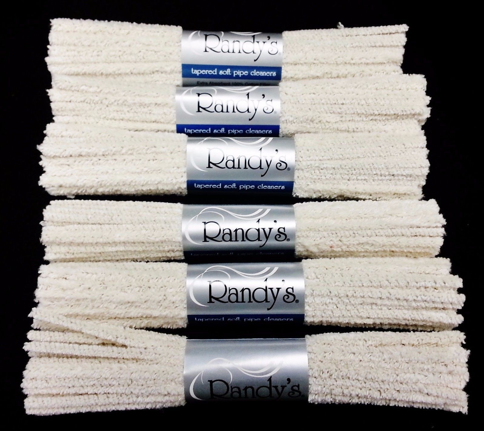 6 Bundles 44 Count Randy’s Tapered Soft Cleaners 264 Total Pieces Free Shipping