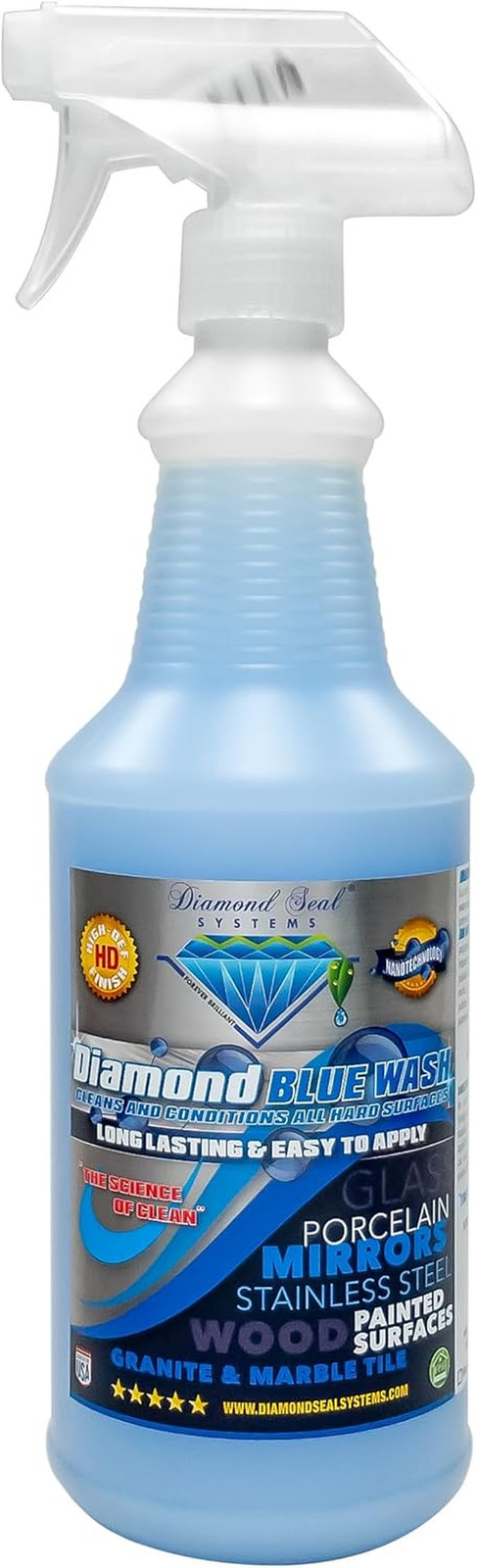 Made in the USA. Diamond Blue Repellent Wash Multi Surface. Cleans,Shine Best Cl