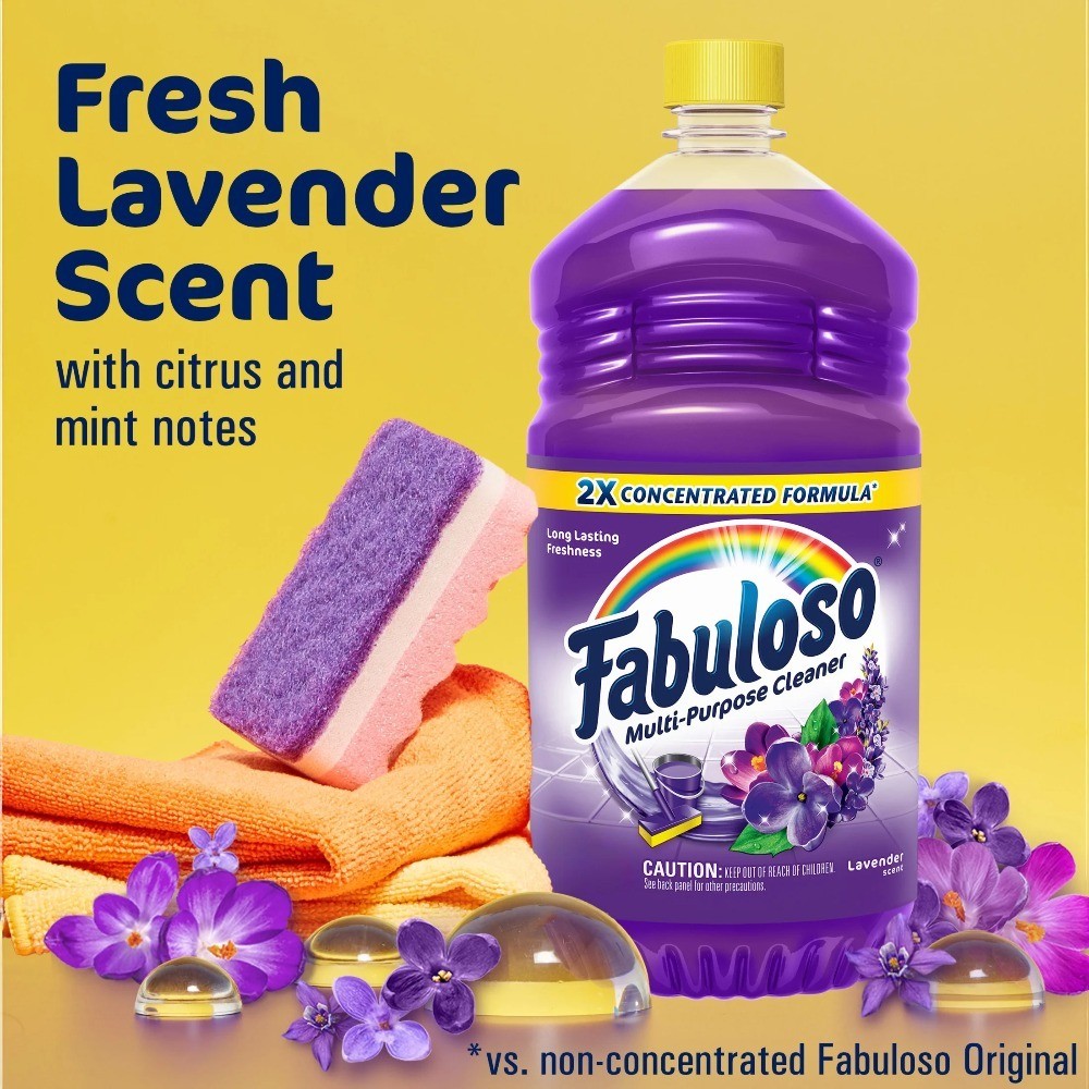 Concentrated Multi Purpose Cleaner and Floor Cleaner Lavender Scent 56 fl oz