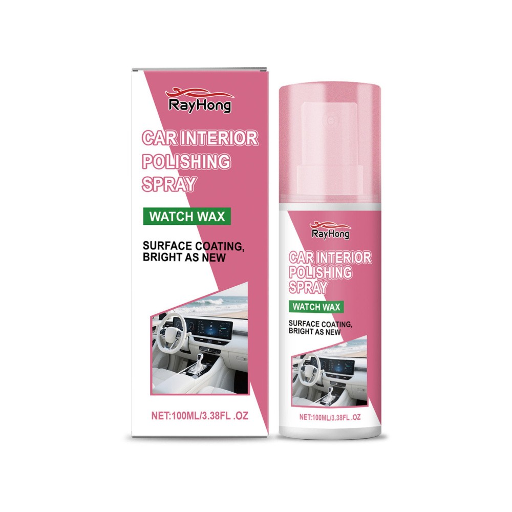 1/2/3/5X Polishing Cleaner Car Interior, Car Interior Detailer And Cleaner 100ML