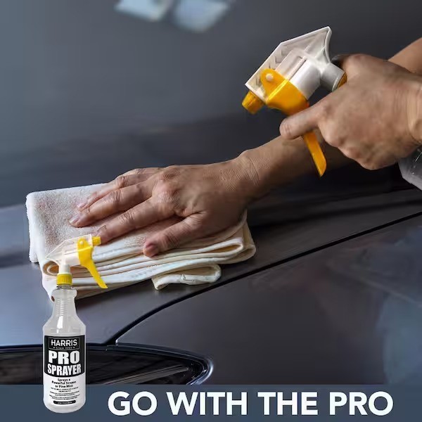 Harris Chemical Resistant Pro Spray Bottle With Adjustable Tip (32 oz ) 4 Pack