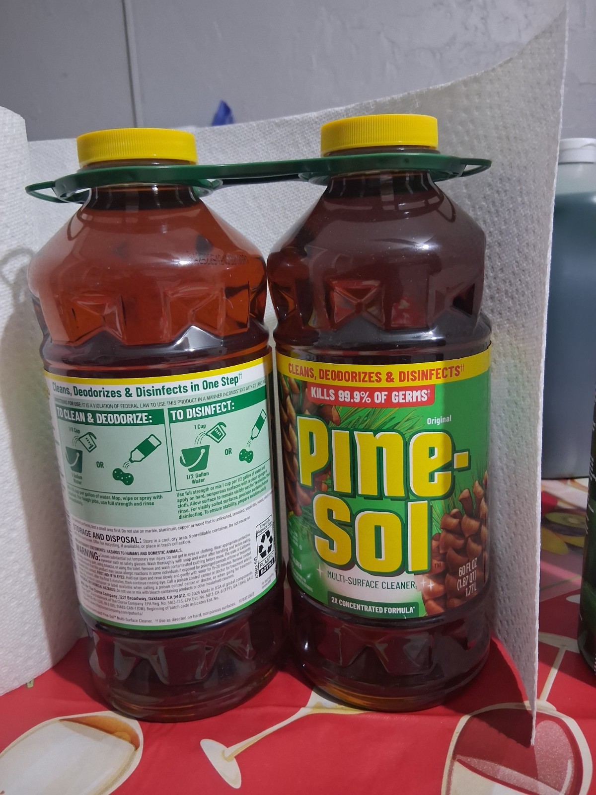 New Pine-Sol Multi-Surface Cleaner – 2X Concentrated Original 2 Count x 60 Fl Oz