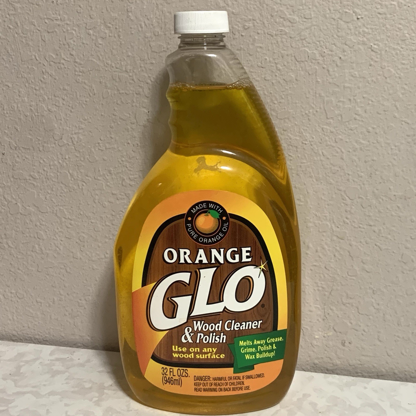 ORANGE GLO Wood Furniture Orange Oil CLEANER & POLISH Revive 32 Oz Use Or Prop