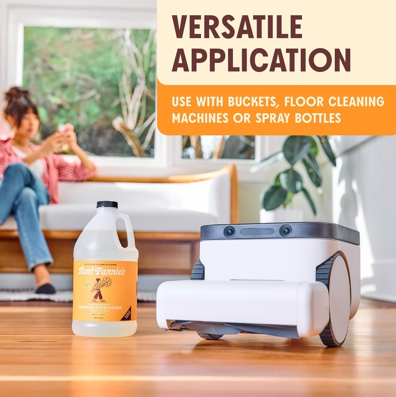 Cruelty-Free Ultra Concentrated Cleaner – 64 oz for Hardwood Floors, Lemon Scent