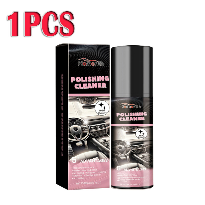 1/2/3PC Car Interior Cleaner-100ml Car Interior Cleaner, Vehicle Interior Polish