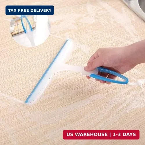3pcs Silicone Shower Squeegee for Glass Doors & Tiles – Handheld Bathroom and Wi