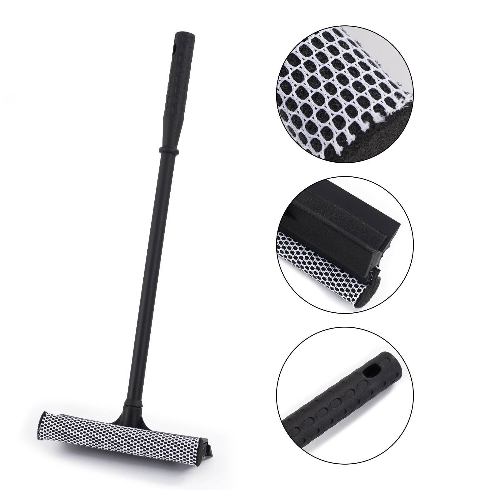 Car Window Squeegee Long Handle Washer Scrubber Cleaner Wiper Brush 8-10 inches