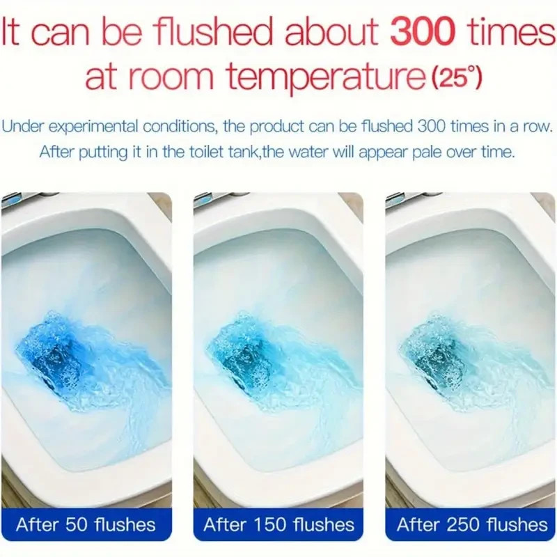 Automatic Toilet Cleaner Tablets, Easy Use for Home Hygiene RV Toilet Cleaning,