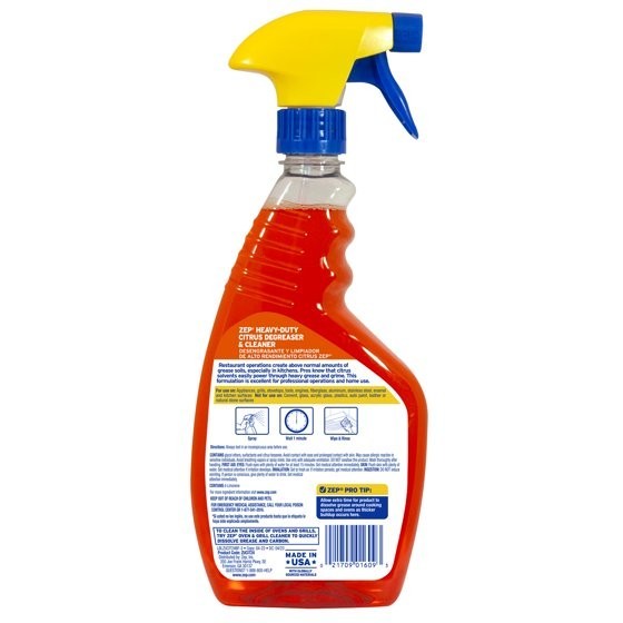 Zep Heavy-Duty Citrus Degreaser and Cleaner – 24 oz (Case of 2) ECZUCIT242