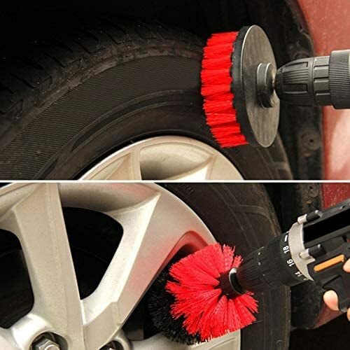 Drill Brushes Set 3pcs Tile Grout Power Scrubber Cleaner Spin Tub Shower Wall