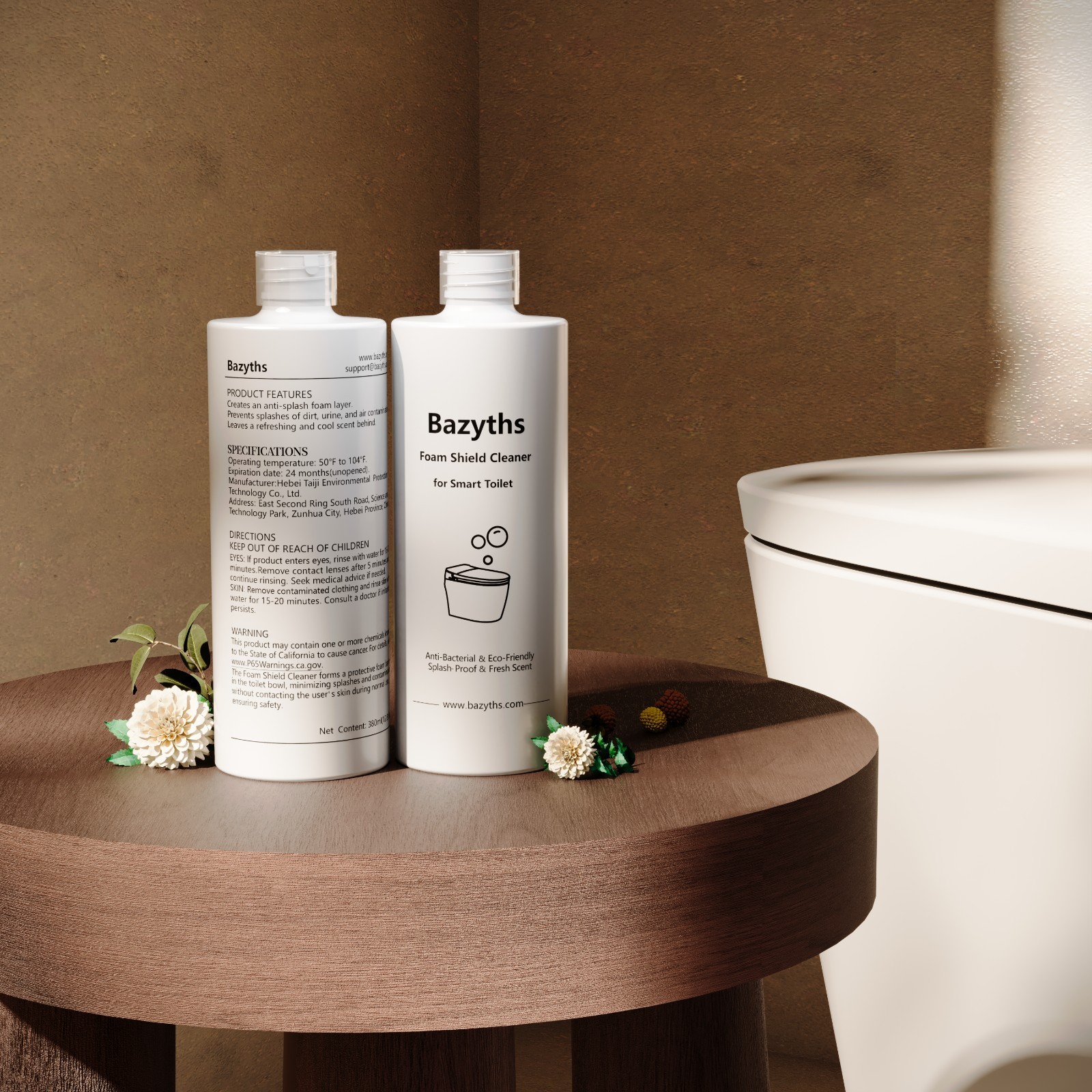 Bazyths Splash-Proof Toilet Agent for Smart Bidet Toilet