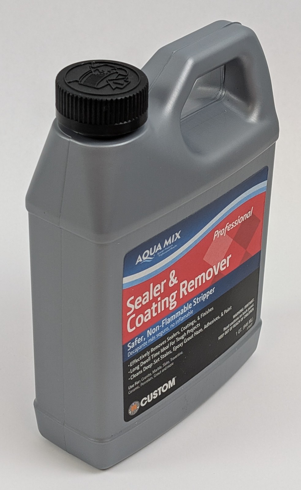 Aqua Mix Sealer and Coating Remover Tile Stone Clean Liquid 1 Quart Set of 2
