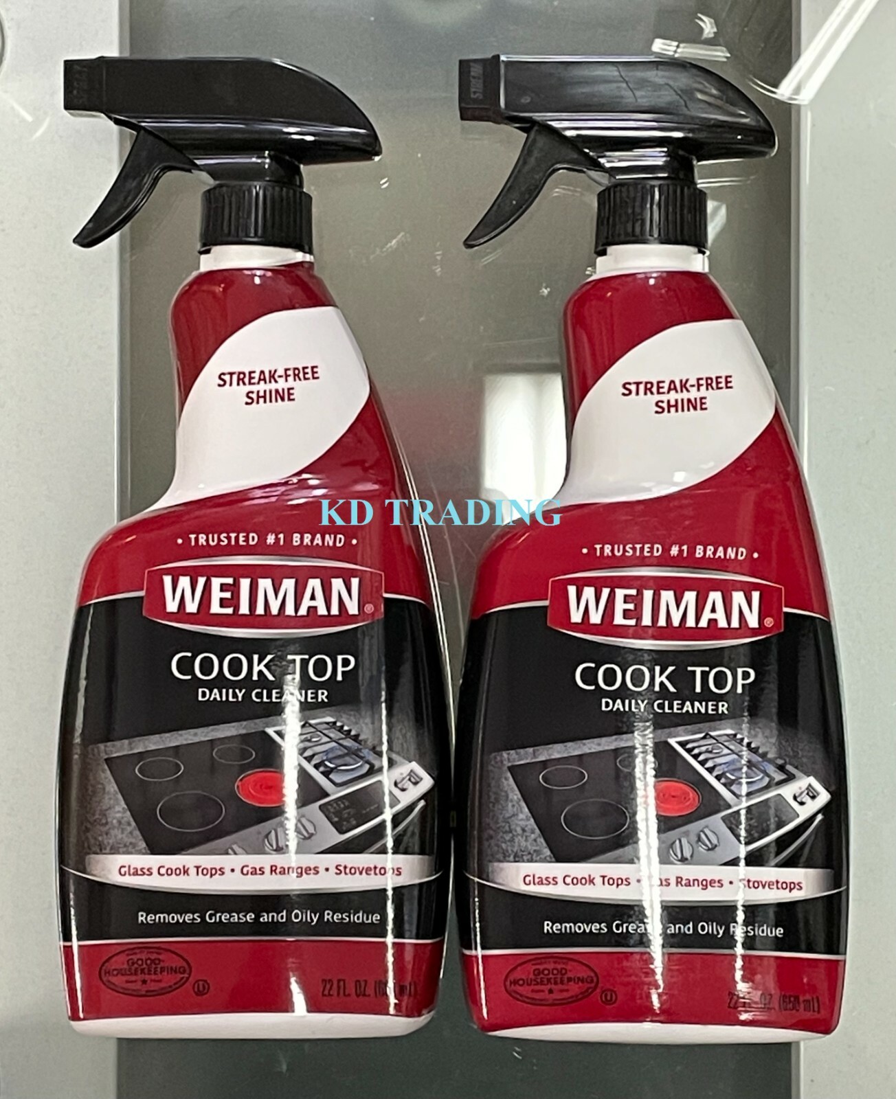 2-Pack~ WEIMAN Glass Ceramic Stove Range COOK TOP DAILY CLEANER Polish & Protect