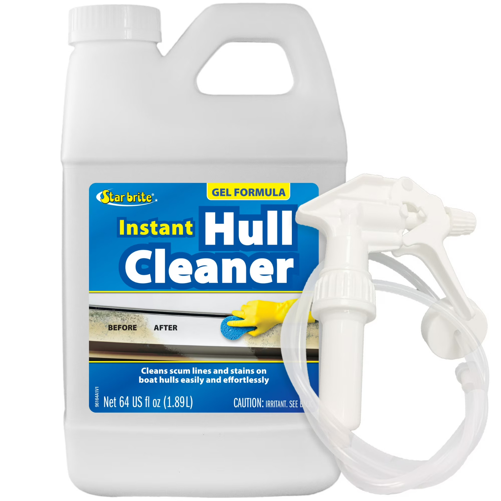 STAR BRITE Instant Hull Cleaner – Gel Spray Formula Clings to Vertical Surfaces